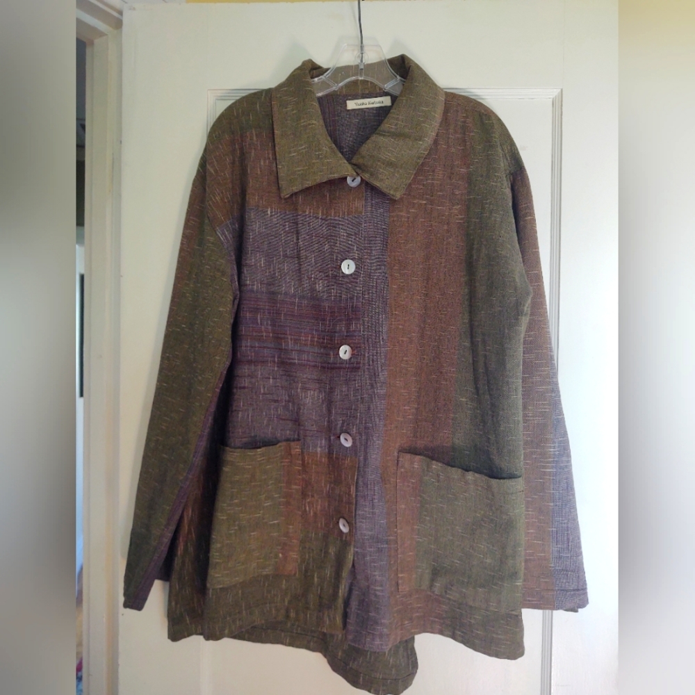 Yasuka Kurisaka jacket in earthtones